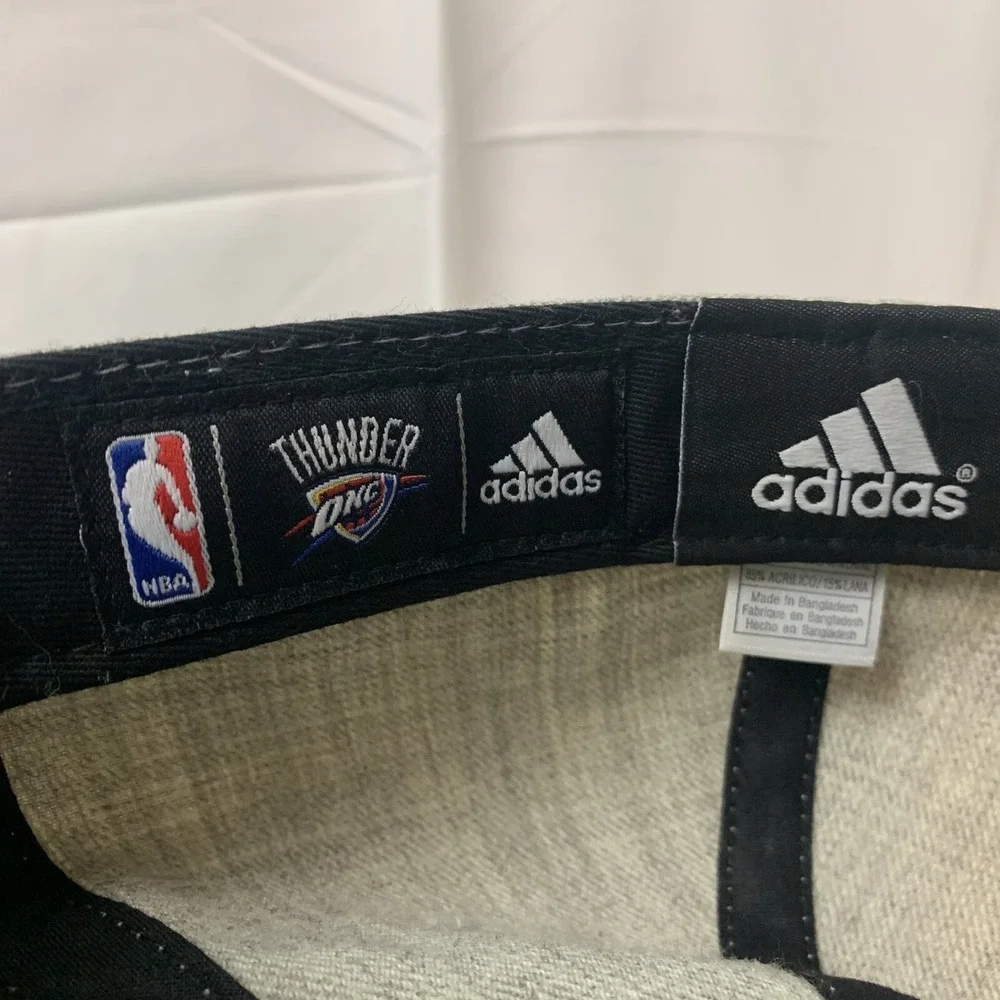 Oklahoma City Thunder OKC NBA Basketball Hat Cap adidas fitted‎  7 3/8